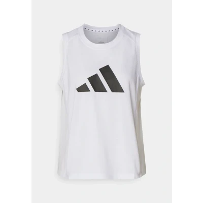 Afbeelding van adidas Performance LOGO Top, Dames, Maat: XXS, White/black