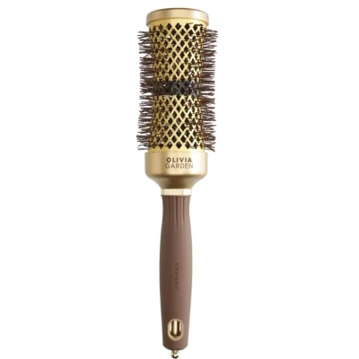 Afbeelding van Olivia Garden Wavy Bristles Gold&amp;Brown Brush Curl Ø55mm Borstel
