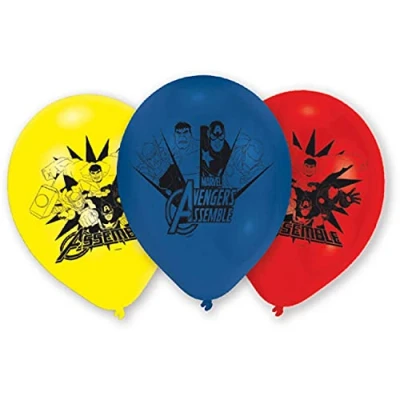 Afbeelding van Ballonnen Avengers 6 stuks