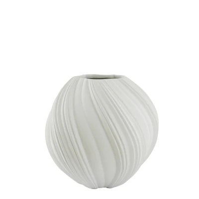 Afbeelding van Light &amp; Living Vaas YATUNG Ø65x60cm Wit