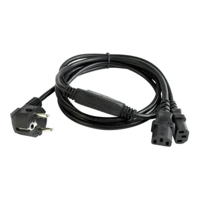 Image de Gembird PC 186 ML6 Câble d&#039;alimentation power IEC 60320 C13 pour CEE 7/7 (M) CA 220 250 V 2 m moulé