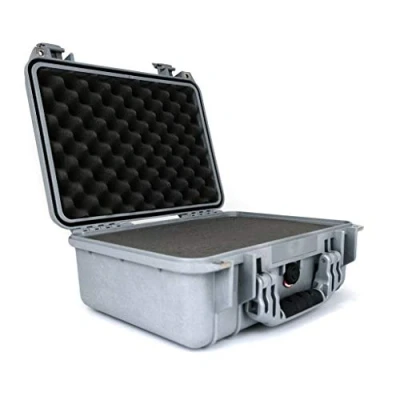 Afbeelding van Peli™ Case 1450 Koffer Medium zilver met schuim