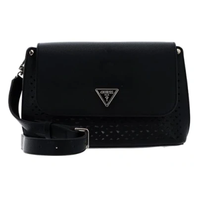 Afbeelding van GUESS Schoudertas Meridian Flap Crossbody Bag Black Zwart