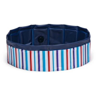 Afbeelding van Beeztees hondenzwembad Doggy Dip, blauw Maat M:Ø120x30cm hond