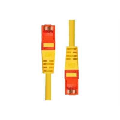 Image de ProXtend Cordon de raccordement RJ 45 (M) pour 7 m 5 mm UTP CAT 6 IEEE 802.3af démarré, sans crochet, bloqué jaune