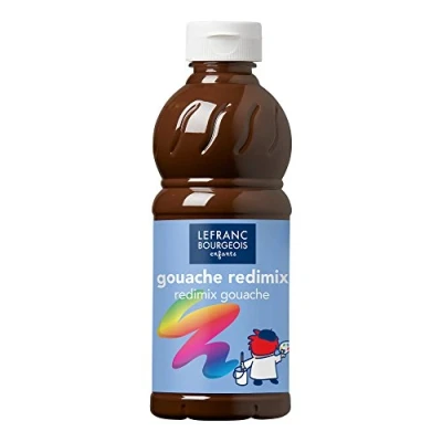 Afbeelding van L&amp;B Plakkaatverf Redimix Burnt Umber 500ml