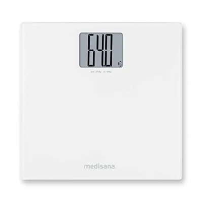 Image de Medisana Ps 470 Xl Pèse Personne Électronique, En Verre De Sécurité Trempé, Surface Verre, 250 Kg, Balance Numérique Pour Salle Bain, Écran Mise Marche/Arrêt Automatique 40547