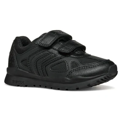 Afbeelding van Geox J Pavel A Lage sneakers voor jongens, zwart.