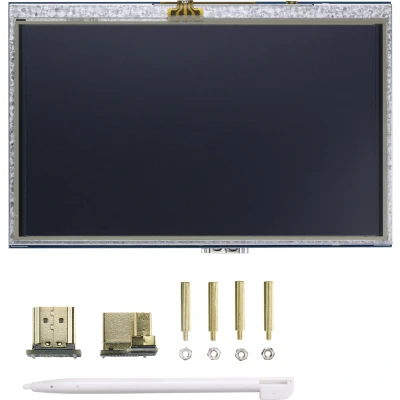 Afbeelding van TRU COMPONENTS Touchscreenmonitor 12.7 cm (5 inch) 800 x 480 Pixel Geschikt voor serie: Raspberry Pi