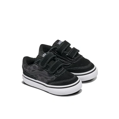 Afbeelding van Vans Brooklyn Ls V Sneakers voor jongens, Asfalt zwart schaakbord