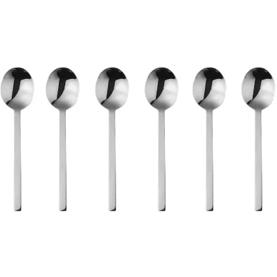 Afbeelding van Mepra Bestekset / Dessertlepels Stile RVS 6 delig