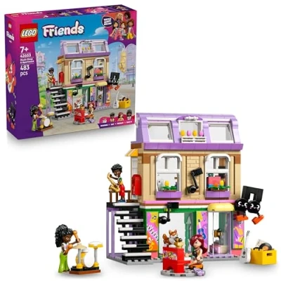 Image de LEGO® Friends 42653 Le magasin de musique et l’appartement