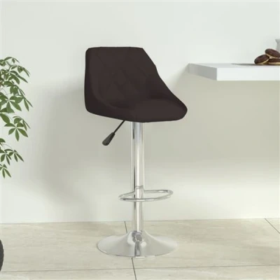 Image de vidaXL Tabouret de bar Noir Similicuir335170