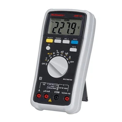 Afbeelding van Multimetrix DMM 121 Multimeter Digitaal CAT III 600 V Weergave (counts): 4000