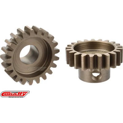 Afbeelding van Team Corally M1.0 Pinion Short Wide Teeth Hardened Steel 21 Shaft Dia. 8mm