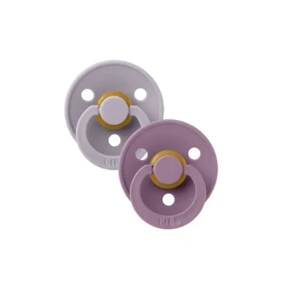 Afbeelding van Bibs 2 Fopspeen Anatomic Duo Fossil/mauve