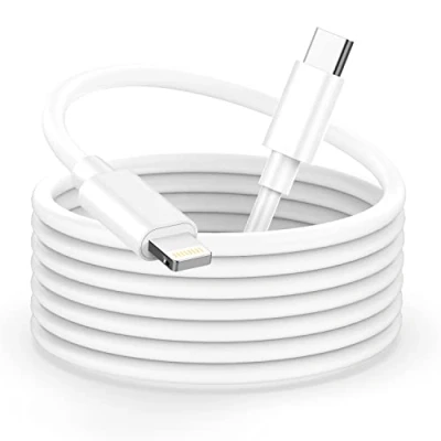 Afbeelding van USB C naar Lightning kabel 3 m [Apple MFi gecertificeerd], telefoonkabel oplaadkabel telefoon snel opladen lang voor iPhone 14 13 12 Pro Max/11/XS/XR/X/8