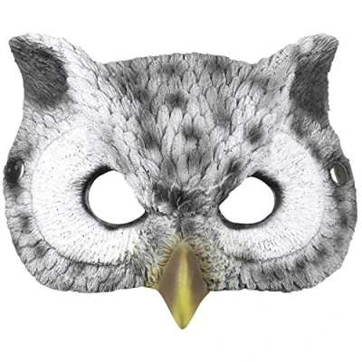 Afbeelding van Boland Foam halfmasker Uil Kinderen en volwassenen Dieren