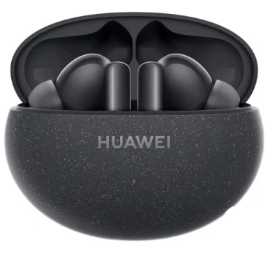 Afbeelding van HUAWEI FreeBuds 5i Draadloze hoofdtelefoon, TWS Bluetooth, Hi Res geluid, multi mode ruisonderdrukking, 28 uur batterijduur, waterdicht, nevelzwart