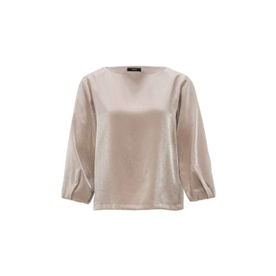 Afbeelding van Opus ARM Flixi Blouse, Dames, Maat: 34, Warm taupe
