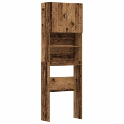 Image de vidaXL Meuble de machine à laver vieux bois d&#039;ingénierie859134