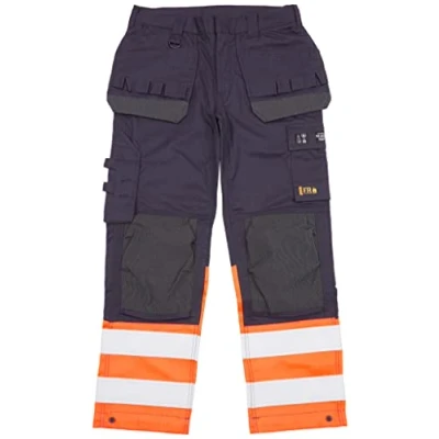 Afbeelding van Blaklader Multinorm inherent werkbroek 1489 1513 Marineblauw/Oranje D124