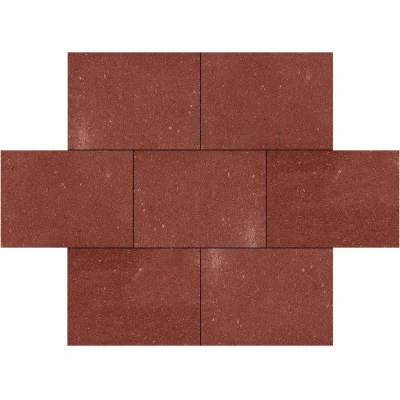 Afbeelding van Betontegel 40x60x5cm rood
