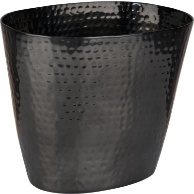 Afbeelding van APS Germany® Wijn / Champagnekoeler Zwart Aluminium 17 cm x 14 H 2.1 liter