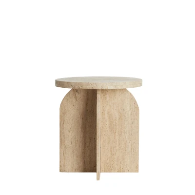 Afbeelding van Light &amp; Living Bijzettafel OTINIA Ø41x48cm Bruin