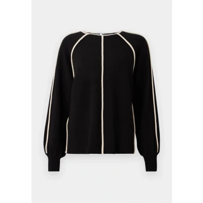 Afbeelding van Object Objreynard Contrast DIV Trui black, Dames, Maat: Large, Black