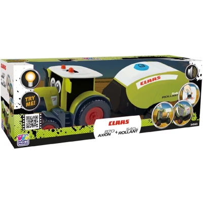 Afbeelding van Happy People Ciągnik Claas Axion 870 + Prasa 540