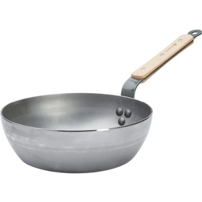 Afbeelding van De Buyer Hapjespan Mineral B Hout ø 24 cm / 2.5 liter zonder anti aanbaklaag