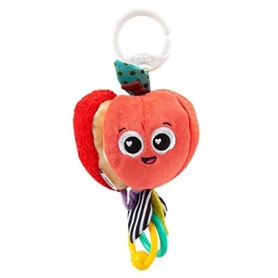 Afbeelding van LAMAZE Archer The Apple sensorisch speelgoed voor pasgeborenen en baby&#039;s, om vast te klikken op stoel kleuren, ontwikkelingsspeelgoed jongens meisjes van 0 24 maanden, meerkleurig