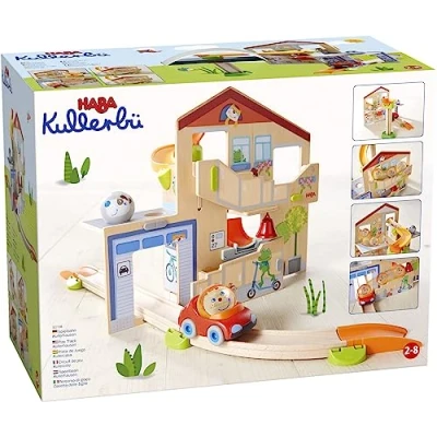 Afbeelding van HABA Kullerbü Knikkerbaan Speelbaan Kullerville