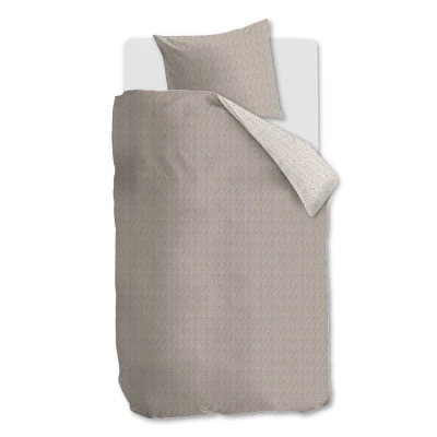 Afbeelding van Riviera Maison Twisted dekbedovertrek Eenpersoons 140x200/220 Zand