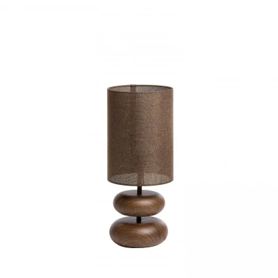 Afbeelding van Light &amp; Living Tafellamp Danialo Bruin Ø22cm Modern