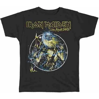 Afbeelding van Iron Maiden Heren Tshirt M Live After Death Zwart