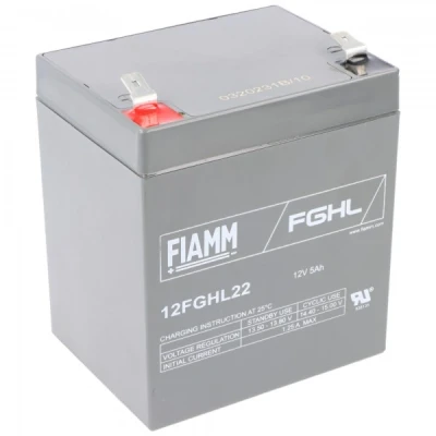 Afbeelding van Fiamm 12FGHL22 loodbatterij met Faston 6,3 mm 12V, 5000mAh