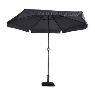 Afbeelding van Lesli parasol Gemini Grijs 3 meter rond