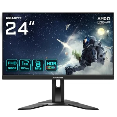 Image de Écran PC Gigabyte G24F 2 23.8 LCD FHD IPS 165Hz HDMI Noir Mat