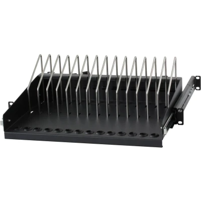 Afbeelding van Techly I CABINET TRAY14BK, Rekschap, Zwart, 4U, 19&quot;, 48,3 cm (19&quot;), 480 mm