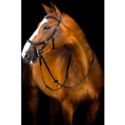 Afbeelding van Rambo Micklem Deluxe Competition Bridle New Zwart XFull