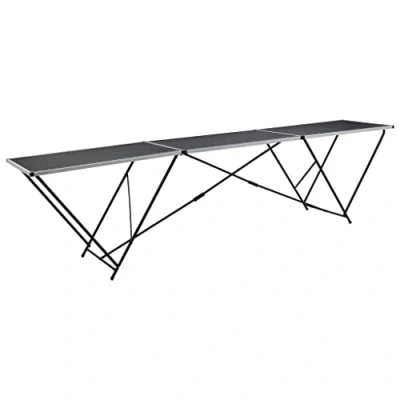Image de vidaXL Table à coller pliable MDF et aluminium 300 x 60 78 cm140718