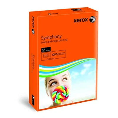 Image de Xerox Symphony intense Papier de couleur Orange 80 g/m² A4 Ramette 500 feuilles 513618