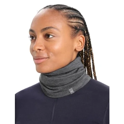 Afbeelding van Icebreaker Merino Flexi Chute Sjaal Dark GREY, Maat: One Size, grey