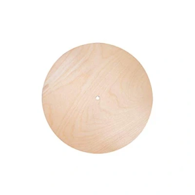 Afbeelding van Rayher Natuurlijk houten schijf, 1 stuk, FSC Mixed Credit, ø 25 cm, dikte 6 mm, boor 7,6 wandklok, decoratie, cadeau, creatieve kunst 69239505