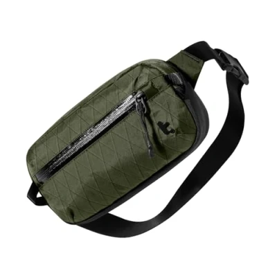 Afbeelding van tomtoc X Pac Sling Bag voor dames en heren, 3,5 liter, heuptas, schoudertas, met RFID bescherming, wandelen, reizen, reizen