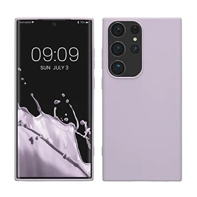 Afbeelding van kwmobile telefoonhoesje geschikt voor Samsung Galaxy S23 Ultra Hoesje smartphone Back cover in lavendel