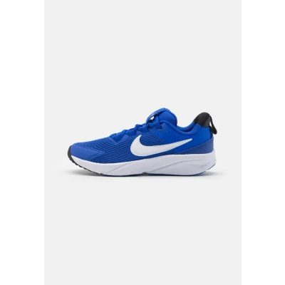 Afbeelding van Nike Performance STAR Runner 4 Unisex Hardloopschoenen neutraal voor kinderen, Maat: 28.5, Hyper royal/white/black Textiel/ synthetisch