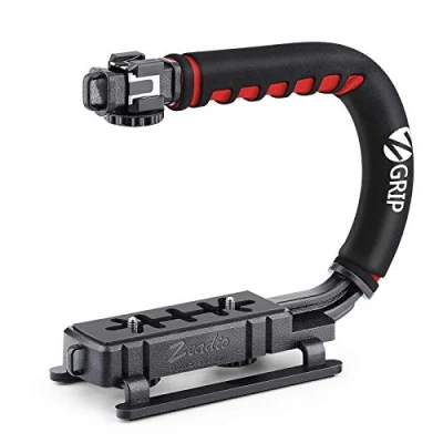 Afbeelding van Zeadio Videostabilisatiegreep met klauwhouder voor Canon Nikon Sony Panasonic Pentax Olympus DSLR camera